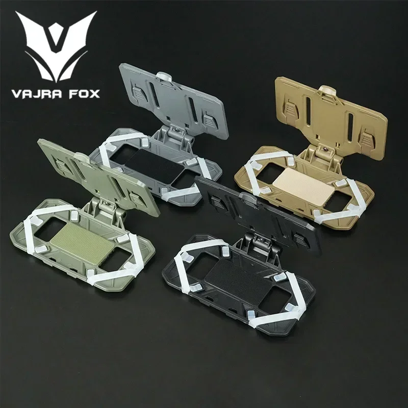 Folded Navigation Board Adjustable Tactical Side Hanging Vest Mobile Phone Rack Outdoor Camping Map Admin Panel Protective Mount