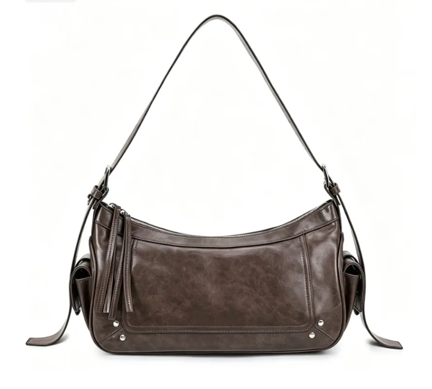 New Korean Fashion Shoulder Tote Underarm Bag Simple Stylish MK Handbag Casual