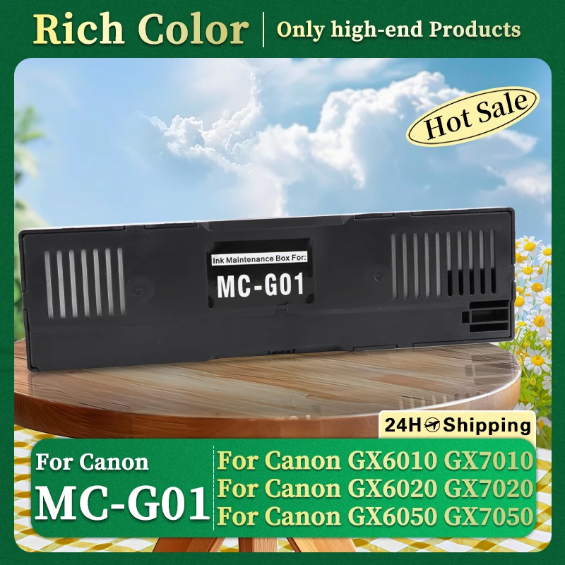 

Совместимый ящик для обслуживания MC-G01 G01 для принтера Canon GX6060 GX7060 GX6070 GX7070 6080 7080 G6090 G6091 G6092 GX7090 7091 7092