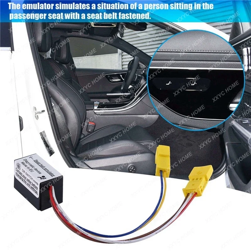 1 Piece Car Seat Occupancy Mat Sensor Emulator Bypass As Shown Plastic  C-Class W203 CLK W209 C209 SRS Emulator