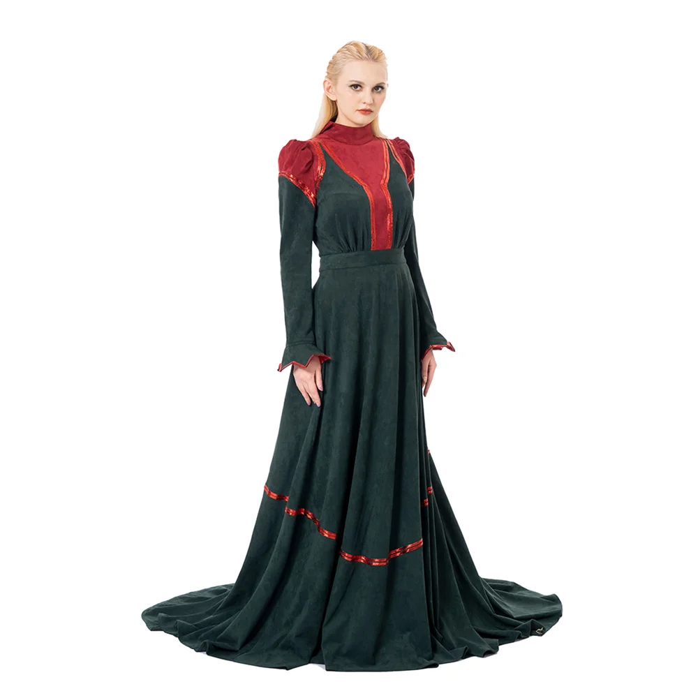 Medieval Afternoon Dress Women Vintage Luxury Victorian Court Queen Costume Renaissance Masquerade Ball Gown