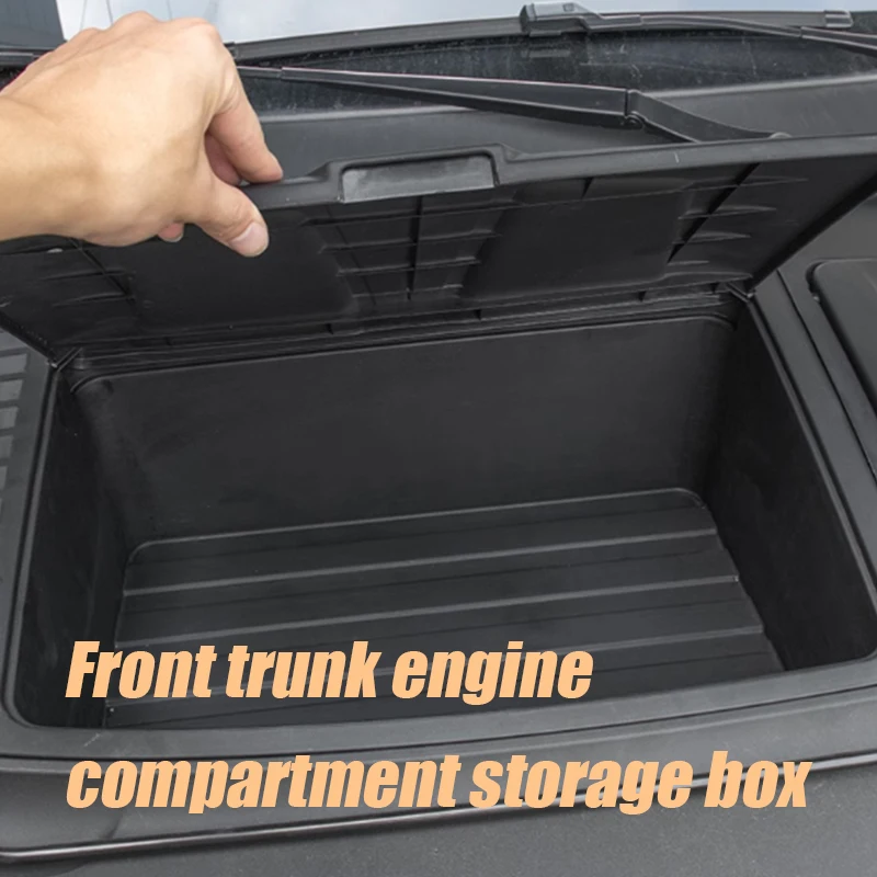 For BYD Atto 3 Yuan Plus 2022 2023 2024 Front trunk storage box, engine compartment split type dust-proof storage box