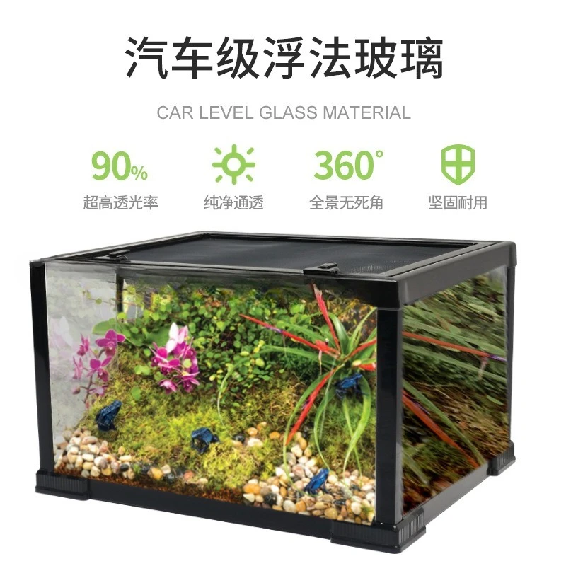 Climbing pet constant temperature feeding box Centipede Scorpion Lizard Chameleon feeding box Simulation ecological rainforest