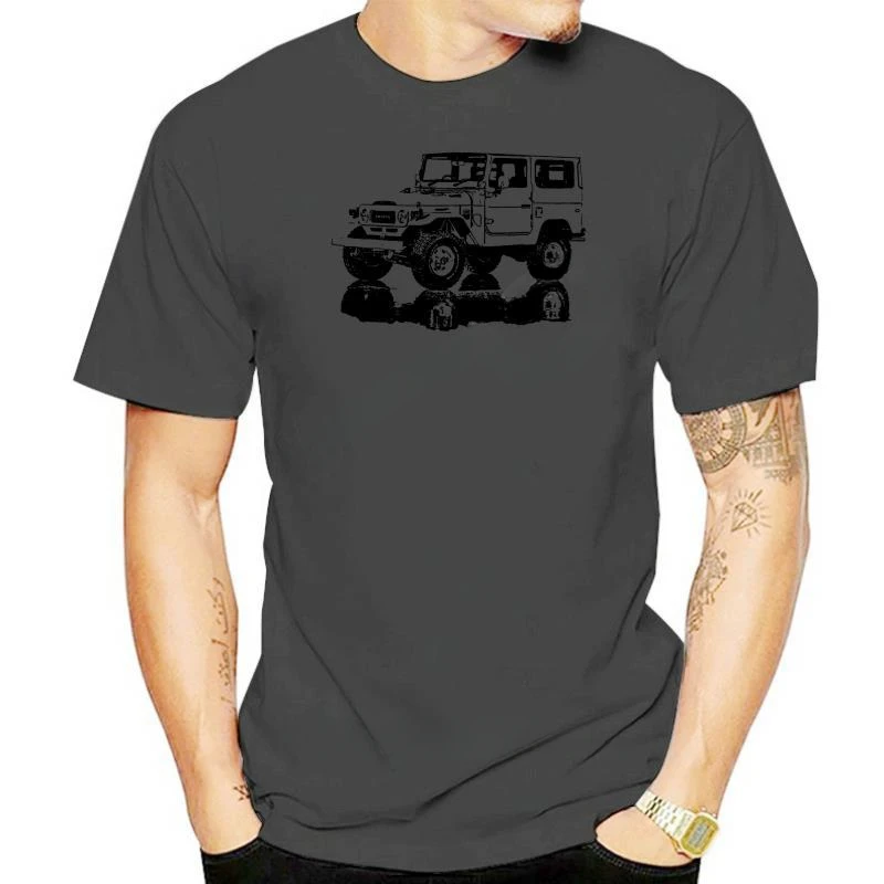 Humor brand tee-shirt HOT deals Summer Style Men Tshirt LAND CRUISER FJ40 Off Road SOFT Cotton S-XXXL MAN T-SHIRTS Round Collar