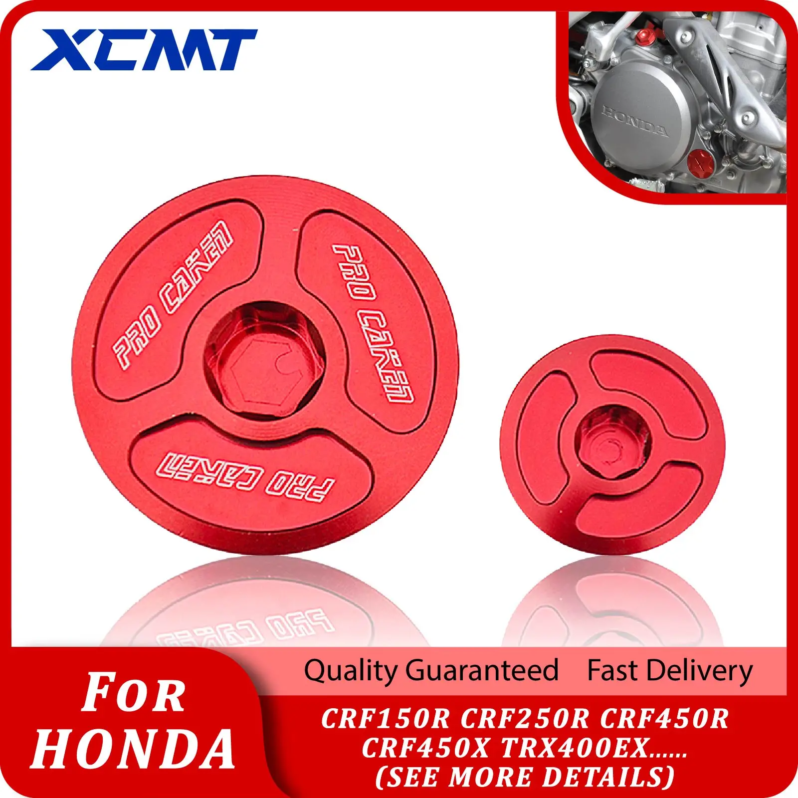 

Motocross Engine Timing Plug Cover For Honda CRF150R CRF250R CRF450R CRF450X TRX400EX CRF 150 250 450 R X CBR600RR CBR1000RR TRX