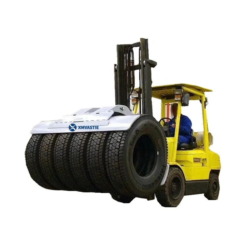Custom Industrial 360-degree Rotation Tyre Clamp Various Forklift Attachments Suitable For 1-10 Tons Forklift
