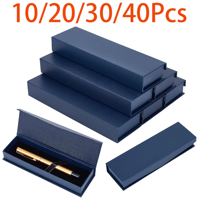 10-40Pcs Empty Pen Gift Box with Magnetic Closure Jewelry Pens Present Case for Watches, Pens, Necklaces, Bracelets