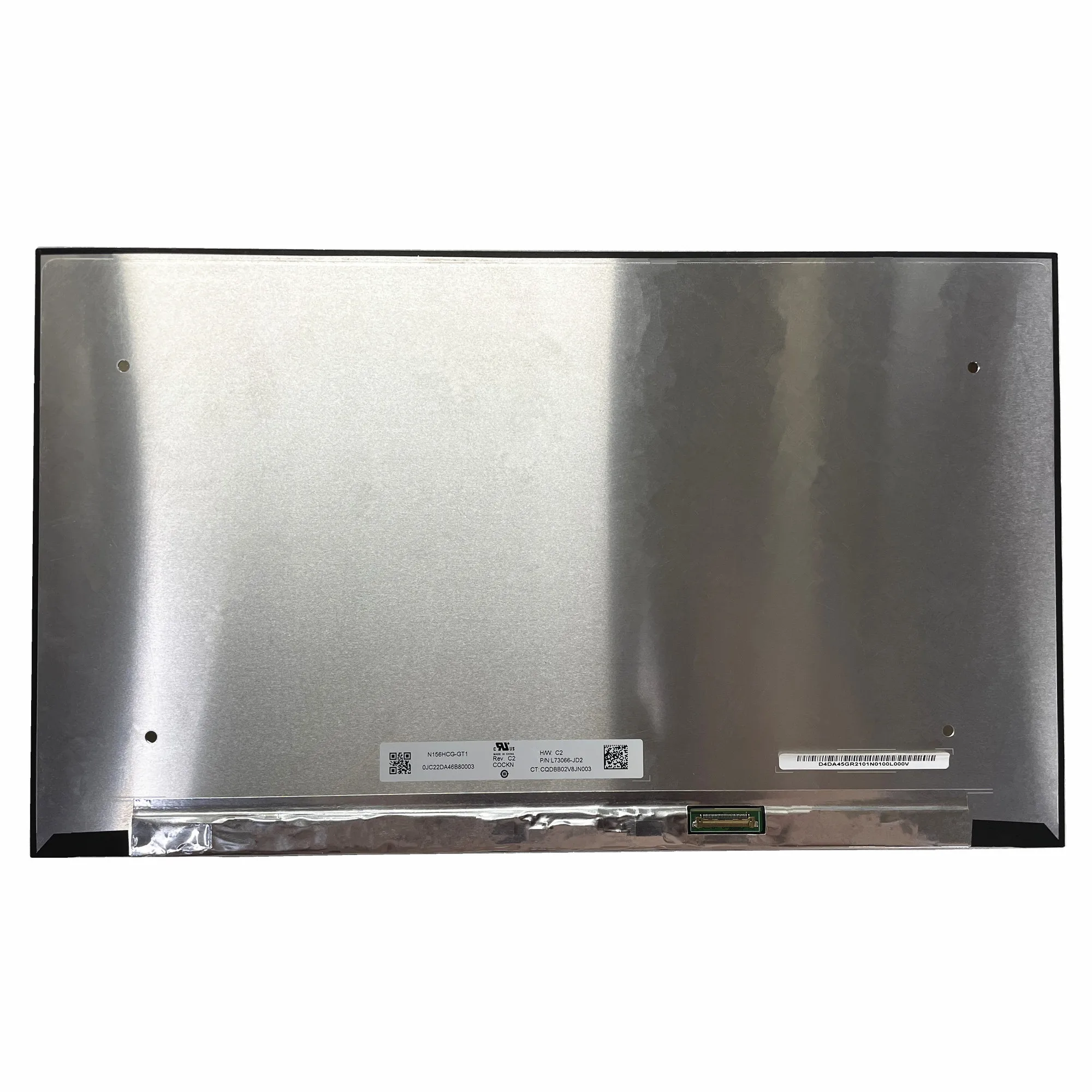 

N156HCG-GT1 72% NTSC 15.6" Laptop LCD Screen Display Panel 1920x1080 EDP 30Pins 400 cd/m²