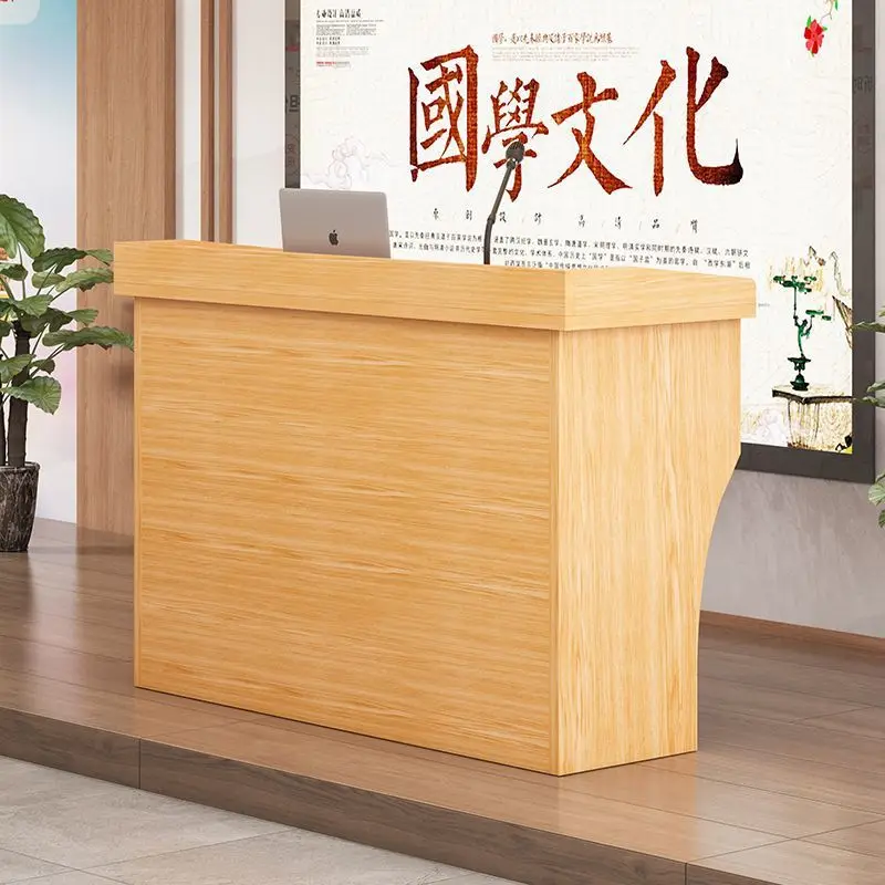 Platform Podium, Teacher's Desk, Simple Modern Conference Room, Rostrum, Welcome Desk, School Classroom Podium