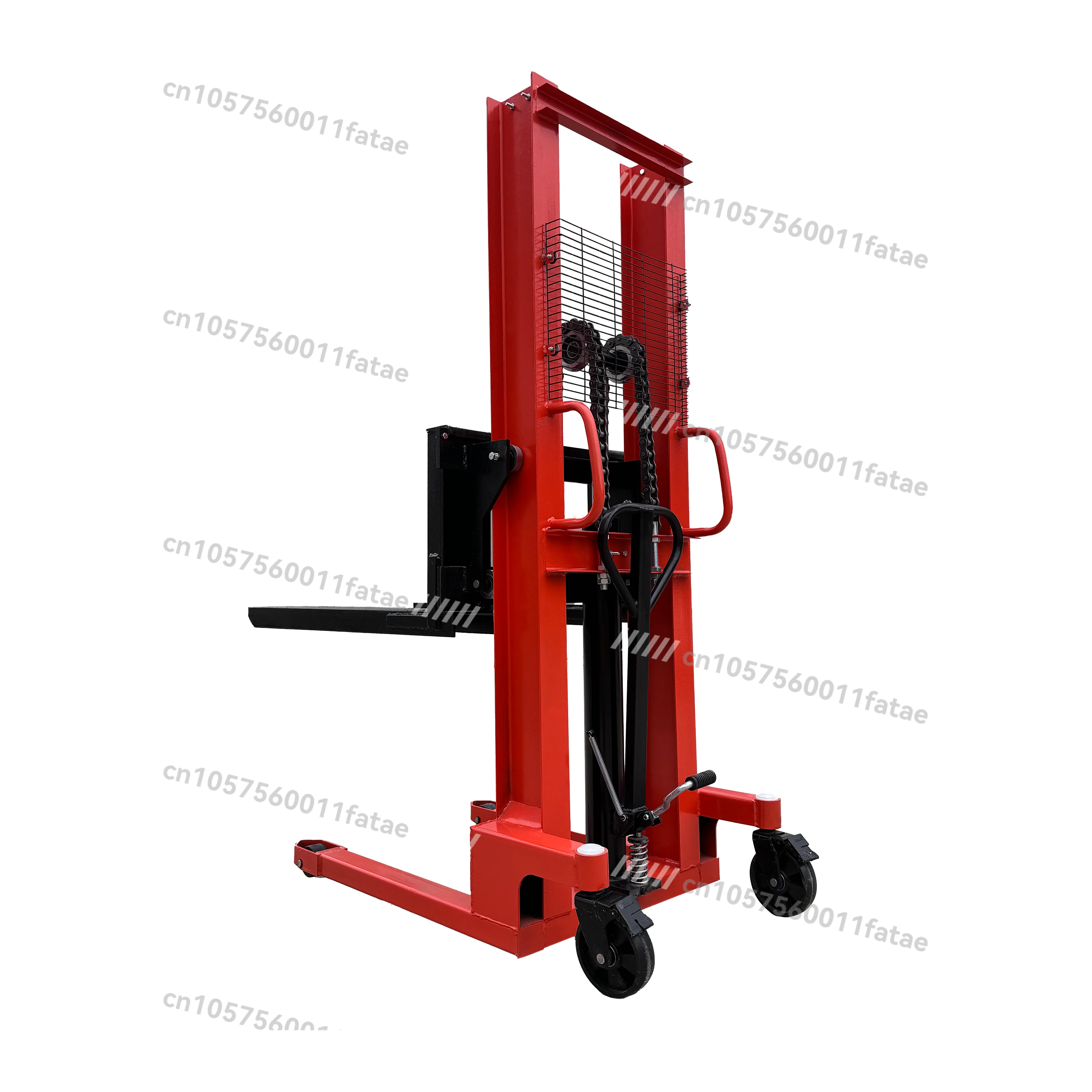 

Manual Pallet Stacker Truck Forklift Hand Hydraulic Lift，1000kg 2000kg 3000kg Weight 1.6m 2m 3m Height