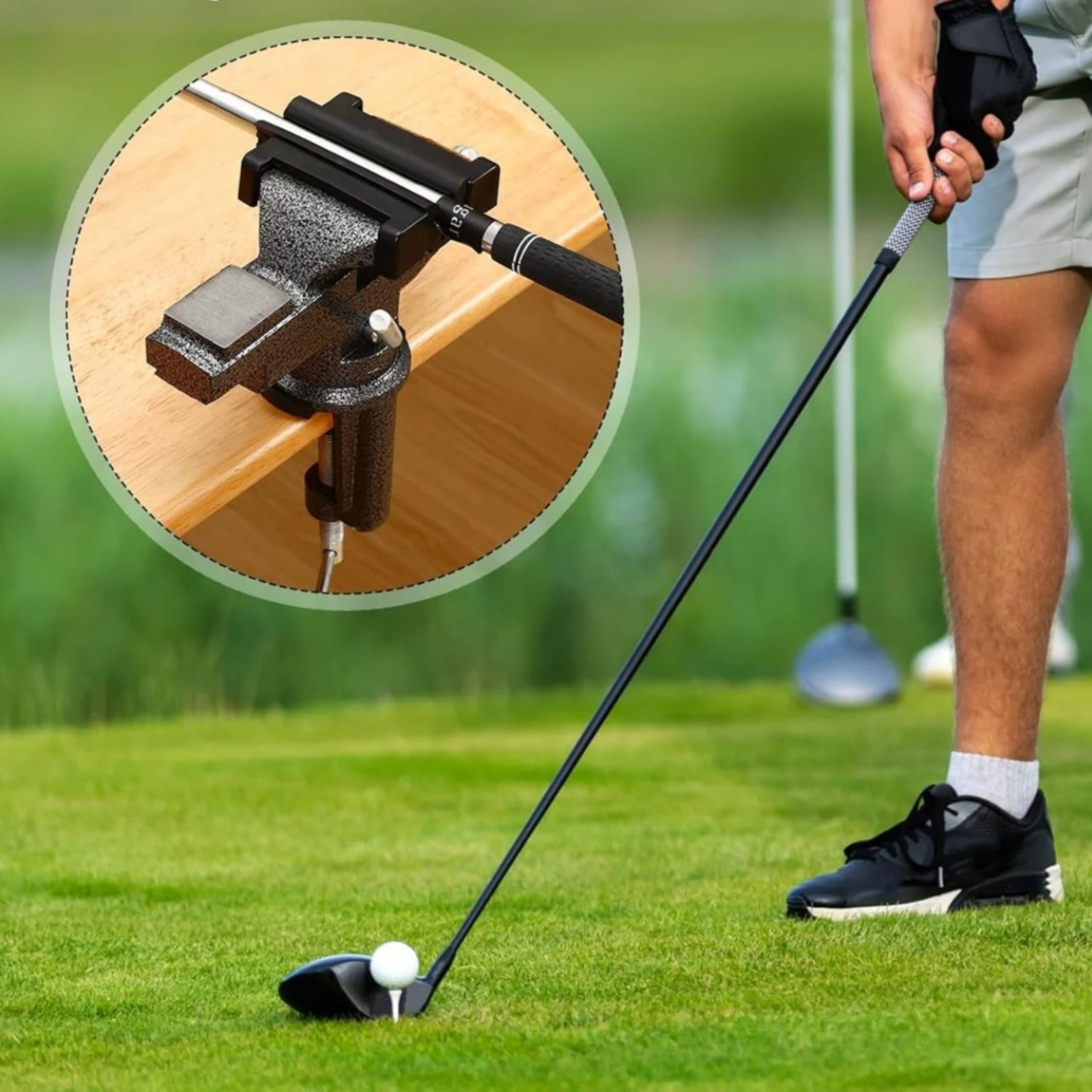 ゴルフクラブ修理用バイスキット 高耐久回転式ゴルフバイスキッ - Golf Equipment Kit のレビューと価格