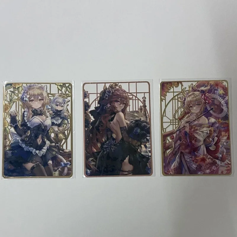 

Металлические карты «История богини японского аниме», персонажи Яэ Мико Кирара, коллекционные карты, подарки на Рождество, день рождения, детские игрушки