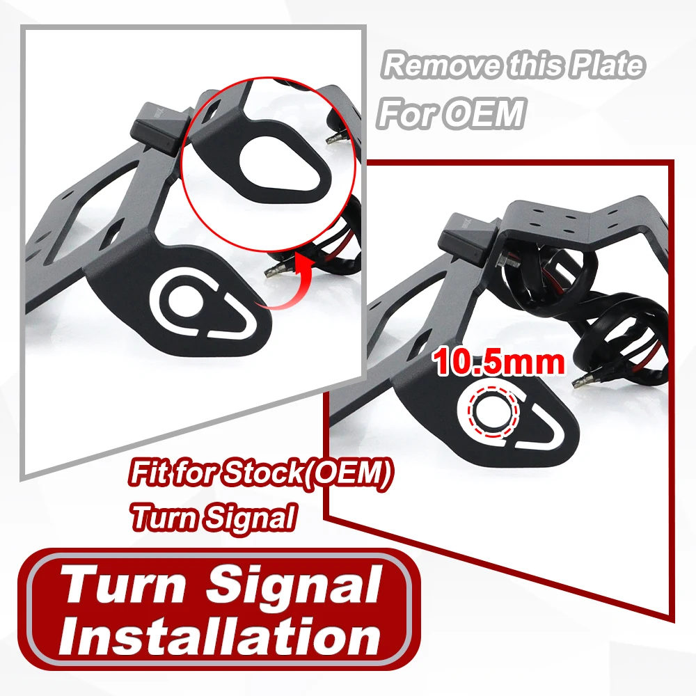 

Комплект для снятия заднего крыла (eliminator) с держателем номерного знака для мотоциклов Yamaha YZF-R125 2019-2025 годов