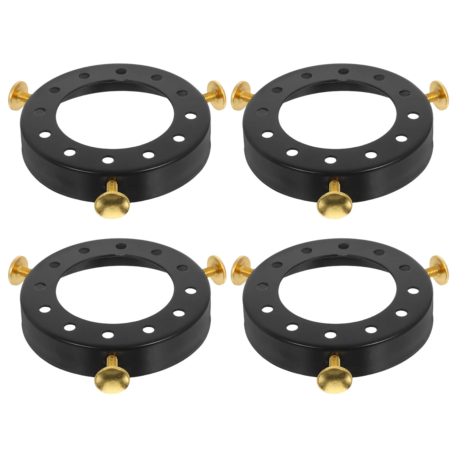 4Pcs Vintage Ceiling Light Fitting Parts Multi-Hole Lamp Shade Cover Rings Easy Install Replacement Light Fixture Caps