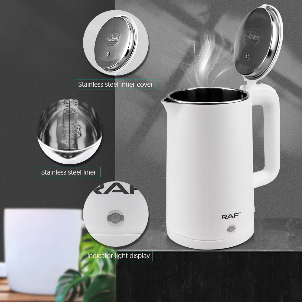 2 L Stainless Steel Electric Tea Kettle, BPA-Free Hot Water Boiler, Auto Shut-Off and Boil-Dry Protection, 2000w Fast Boil 2023