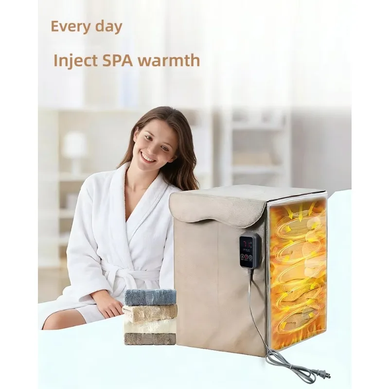 towel warmers Modern Towel Warmer Bucket Compact Clothes Drying Machine Bucket with Timer Control for Home and Apartment Use