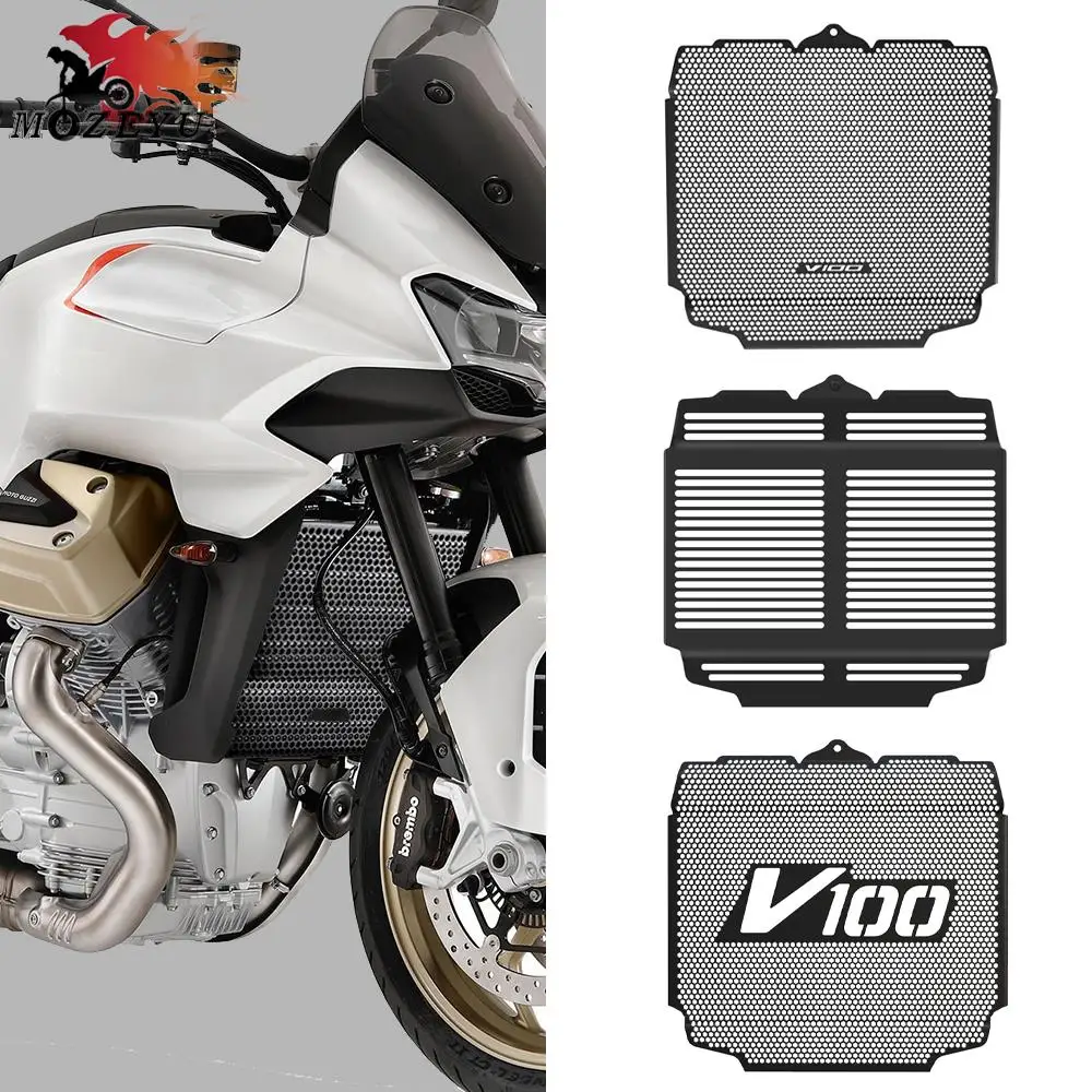 

For MOTO-GUZZI V100 Mandello S Moto Guzzi V 100 Mandello/S 2023 2024 Motorcycle Radiator Grille Grill Guard Cover Protection