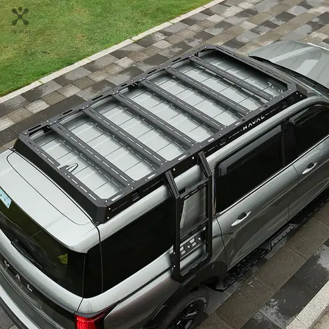 For Great Wall Haval H5 II 2025 2026 Accessories Roof Luggage Rack Explorer Luggage Frame Side Ladder Modification Parts
