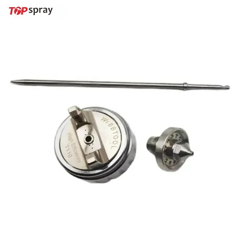 

Topspray TE20 T110 Spray Gun Pro Lite 1.3mm/1.8mm Nozzle Kit Paint Gun Cap Nozzle Needle Three-Piece