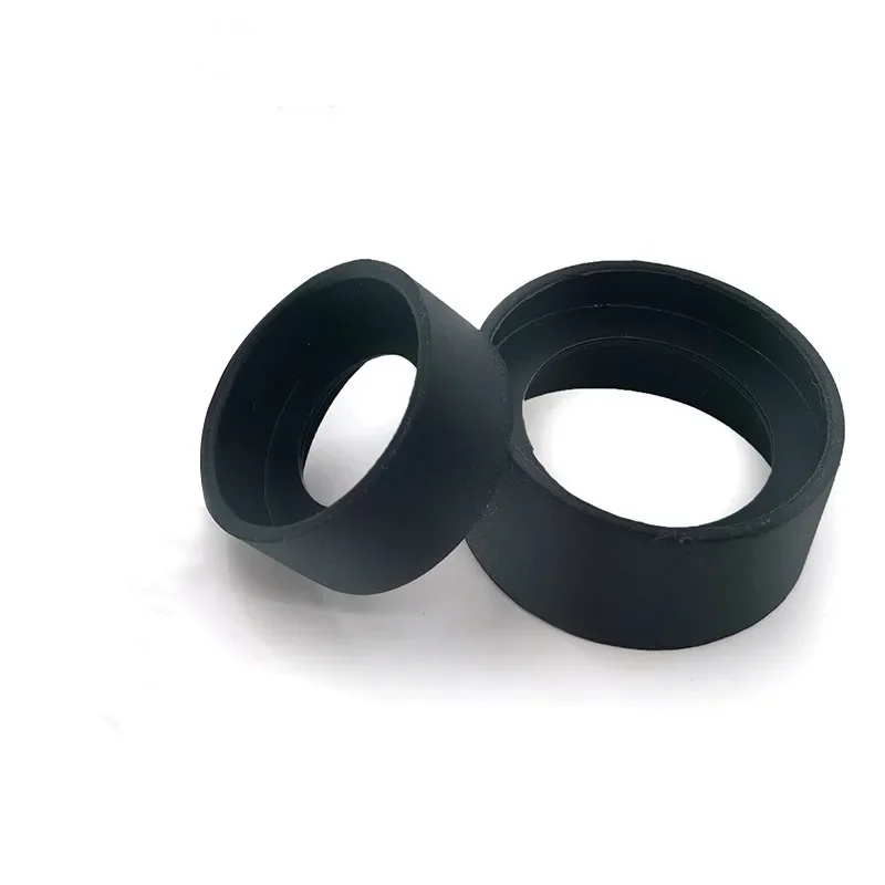 2pcs Rubber Eyepiece Cover Guards for Stereo Biological Microscope or Telescope Caps