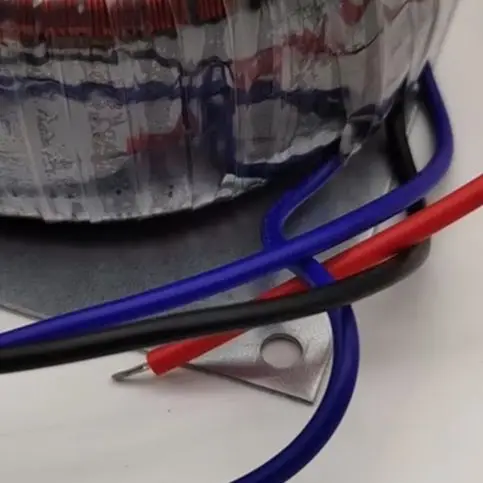 Dual 24V 18V 20V Toroidal Transformer For Audio Power Supply Dual Voltage Output Low Leakage Magnetic Field Compact Design
