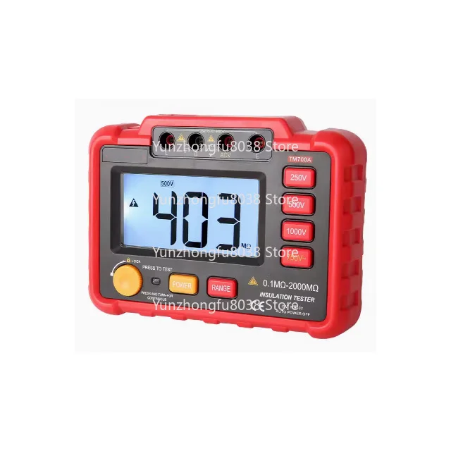 جهاز اختبار مقاومة العزل الرقمي، مقياس Megohmmeter الإلكتروني، مقياس المقاومة 250/500/1000 فولت TM700A #2