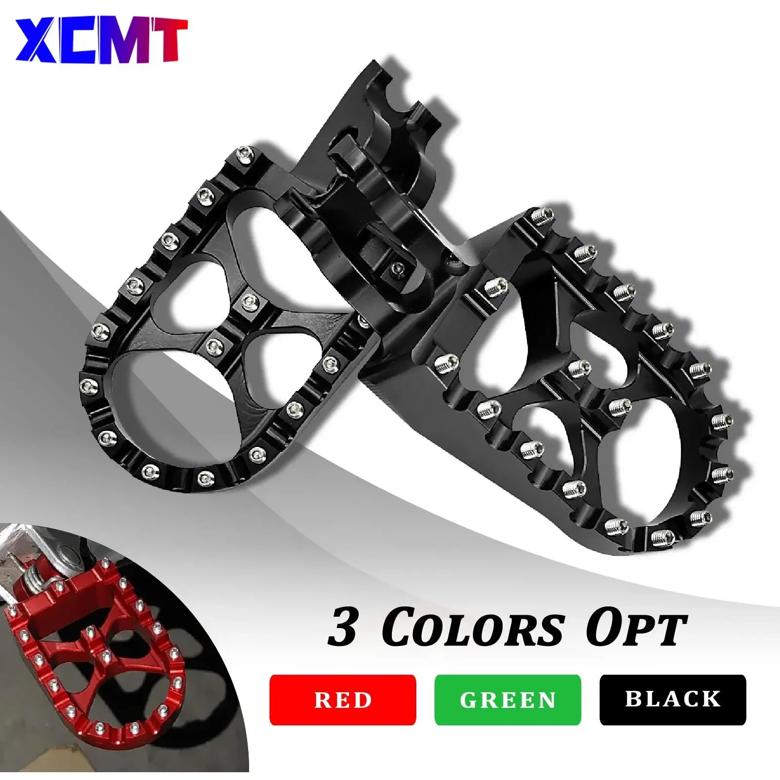 Motorcycle CNC FootRest Footpegs Foot Pegs Pedals For HONDA CRF250R CRF450R CR125 CR250 CRF150R CRF250X CRF450X CRF250L CRF250M