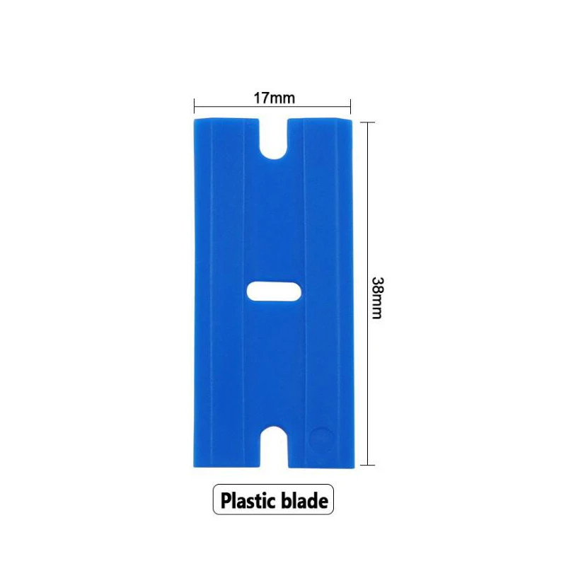 30 50 100pcs Plastic Razor Blade Scraper Window Glass Glue Cleaner Remover Knife Tinting Label Decal Adhesive Remover Tool