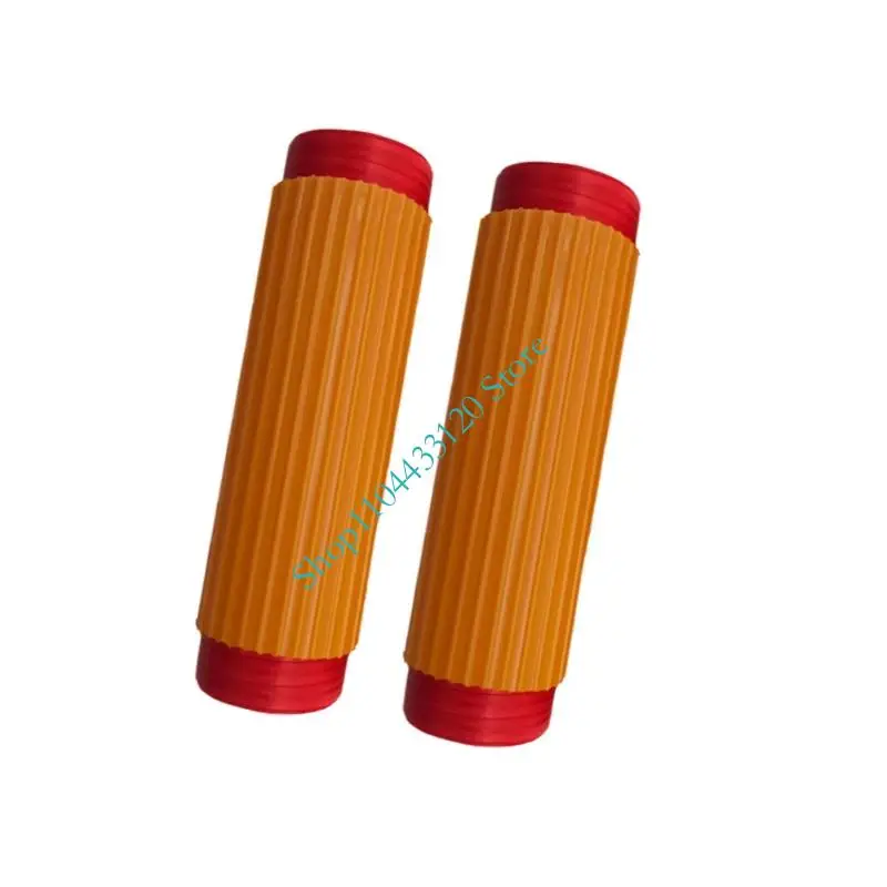 0XXD Shock Absorbing Silicone Handlebar Grips Universal Motorcycle Accessories Quick Fixing for Improved Control & Comfort