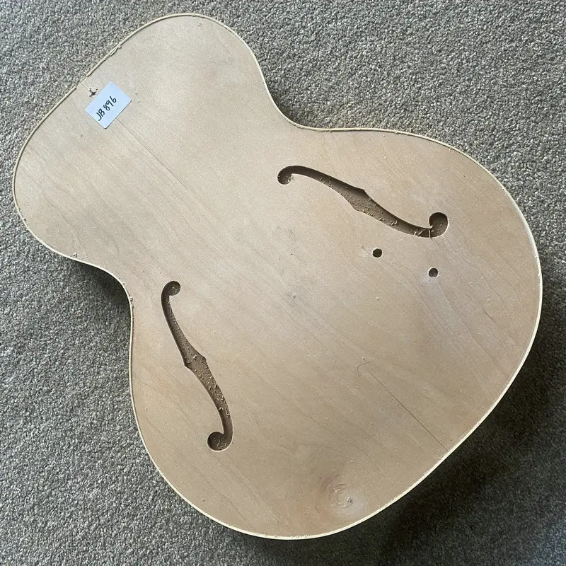 JB896 Semi Hollowbody Natural Maple Genuine EPI 6 String Electric Guitar Body Unfinished Version DIY Replace USE