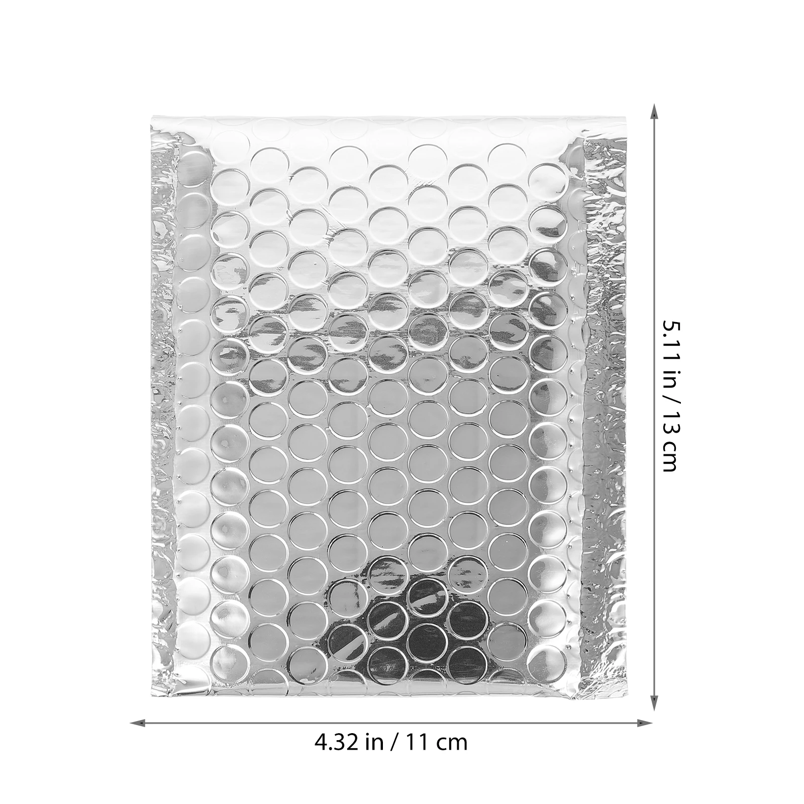 50 шт., самозапечатывающаяся почтовая сумка, водонепроницаемая сумка для упаковки с пузырьками, серебряные почтовые конверты с пузырьками, мягкие конверты, почтовые конверты