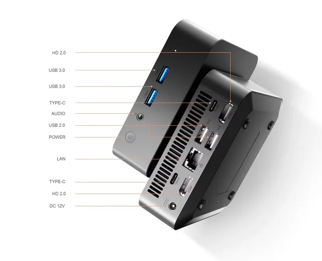 2026 Intel Core I9 10980HK Mini PC Windows 11 32GB DDR4 512GB 1TB SSD Portable Gaming Mini PC WiFi6 BT5.2 4K Mini Computer PC 6 Intel Core i9-10980HK Mini PC – 32GB DDR4, 512GB / 1TB SSD, WiFi 6, Bluetooth 5.2, 4K, Windows 11 Portable Gaming PC – view 6