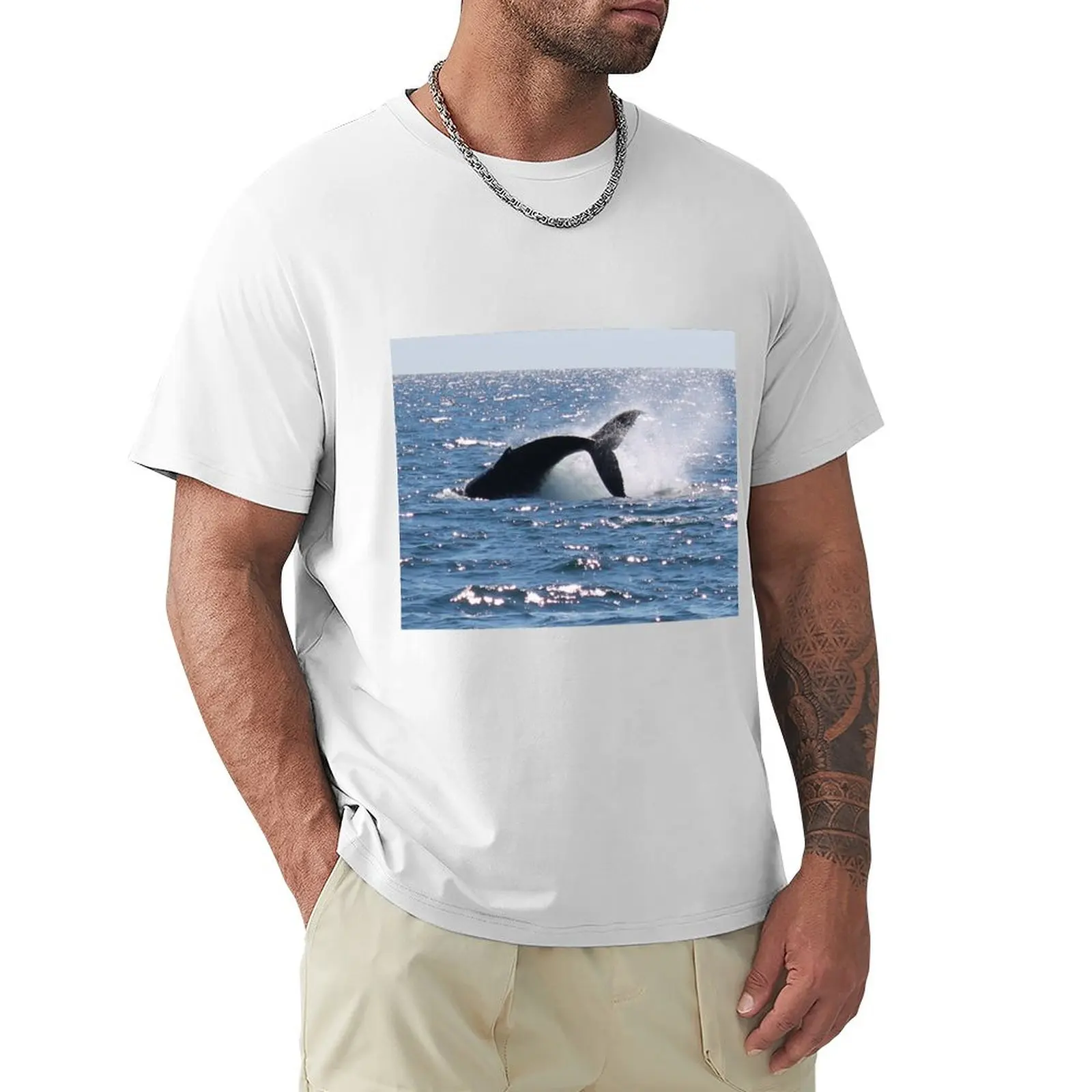 

Humpback Whale Tale T-shirt boys whites tees animal prinfor boys t shirts for men graphic