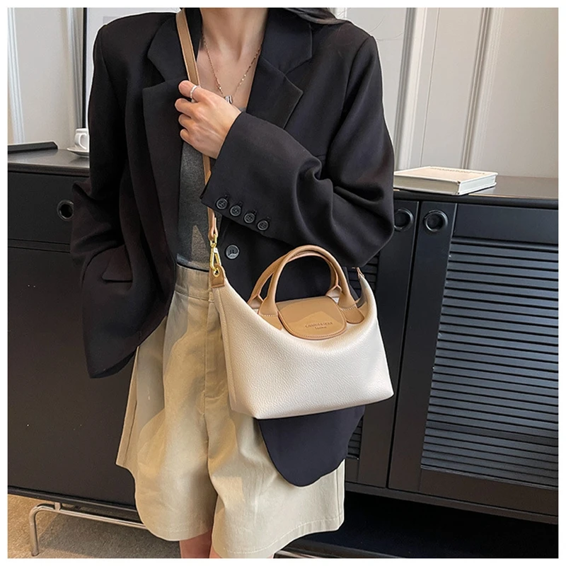 New Hundreds Of Crossbody Bag Fashion Simple Handbag Women\'S Models Shoulder Bag Small Dumpling Bag