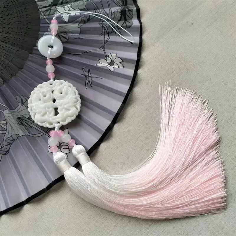 Hanfu Tassel Pendant Skirt Pendant Accessor Chinese Romantic Waistband Cosplay Outfit Skirt Dress Cheongsam Press Lapel Pendants