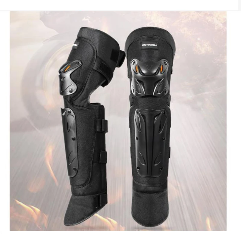 Motorcycle Winter Fleece Long Warm Knee Pads Winter Windproof Electric Vehicle Windshield Leggings Lengthened Anti-fall Knee Pad