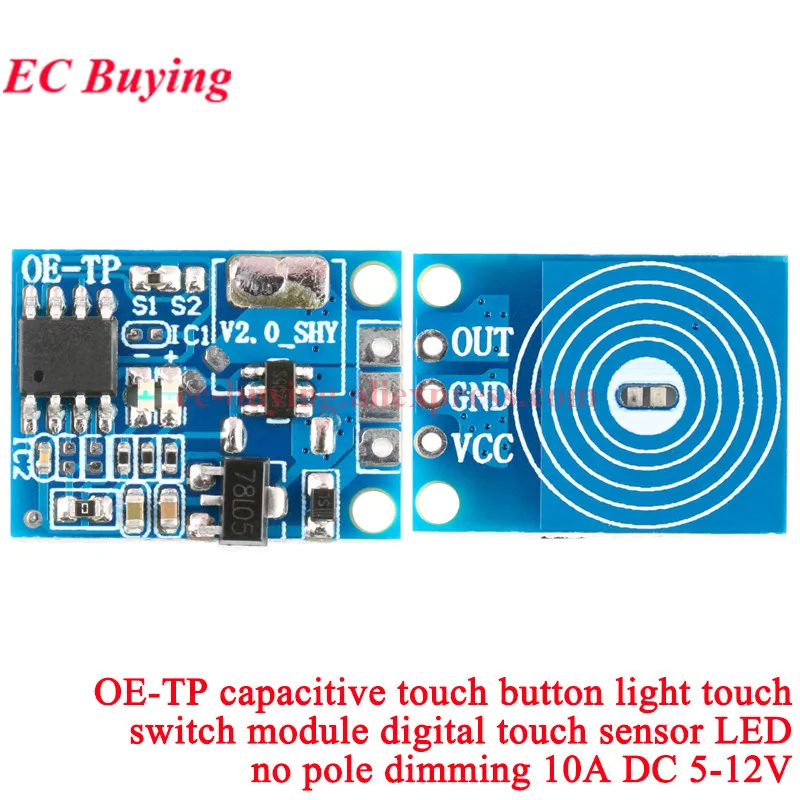 10x TTP223B Kapazitives Touch-Sensormodul – 2–5,5 V DC, Mit LED, 4 M2-Löchern, Für Schalter, Arduino & DIY