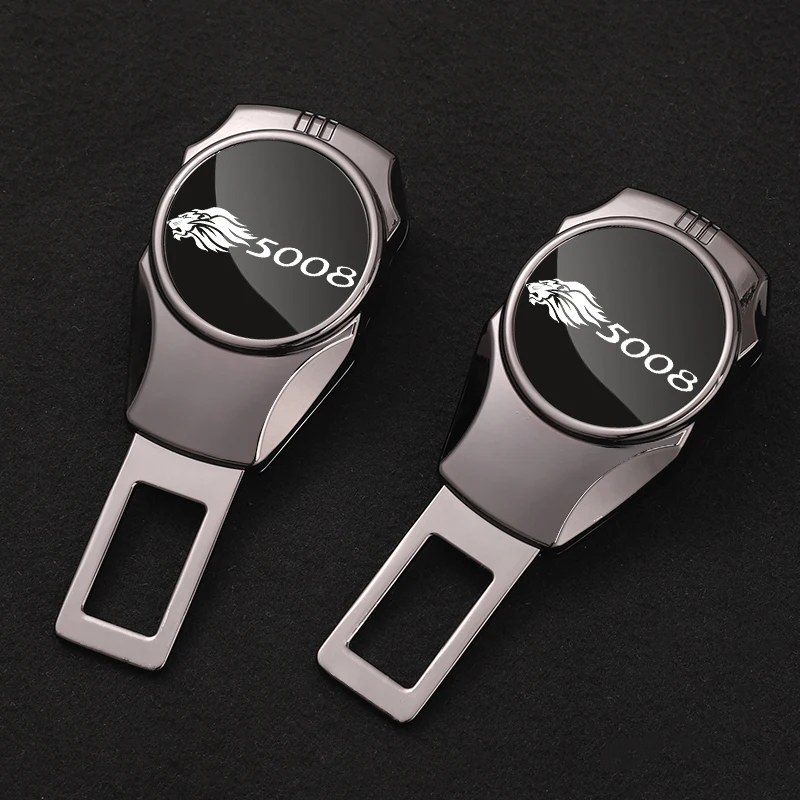 Car Interior Seat belt Clip Metal Extenders Car Accessories For Peugeot 5008