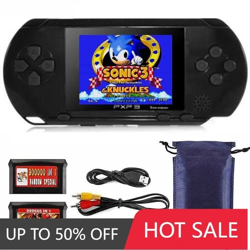 

3'' Portable 16 Bit Retro Slim Station Video Games Player Handheld Game Console