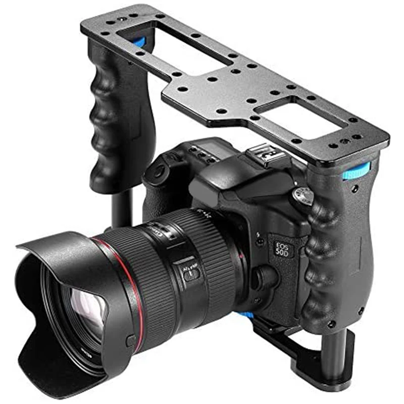 Film in lega di alluminio Movie Making Camera Video Cage per fotocamere DSLR come Canon 5D Mark II III 700D ,Nikon D7200