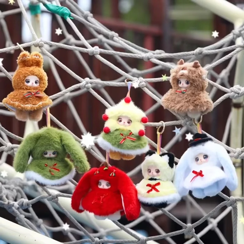 Nueva caja ciega de felpa Liila Christmas Miracle Series, caja sorpresa de muñeca Kawaii, regalos de Navidad personalizados para niñas, juguete colgante misterioso