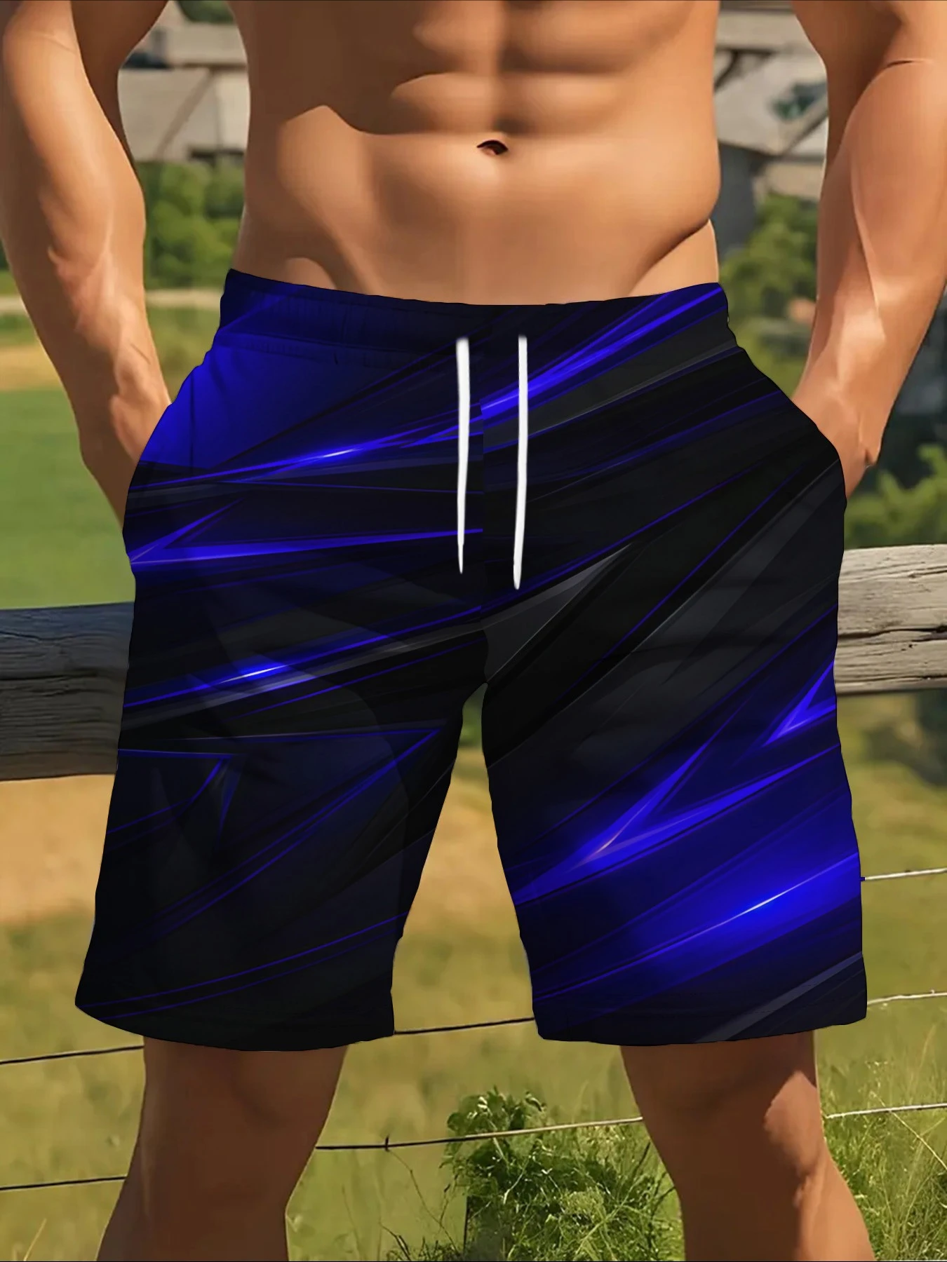 2026 Summer Fashion Hot Selling New Poster Holiday Shorts Casual Sports Men's Summer Loose Parent Child Fashion Shorts