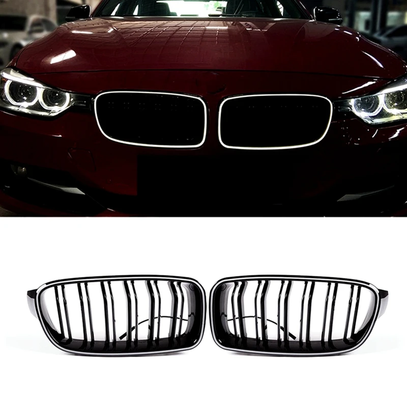 

Front Kidney Grille Grill With LED Light For BMW 3 Series F30 F31 F35 2012-2019 Accessories 51130054493 51130054494