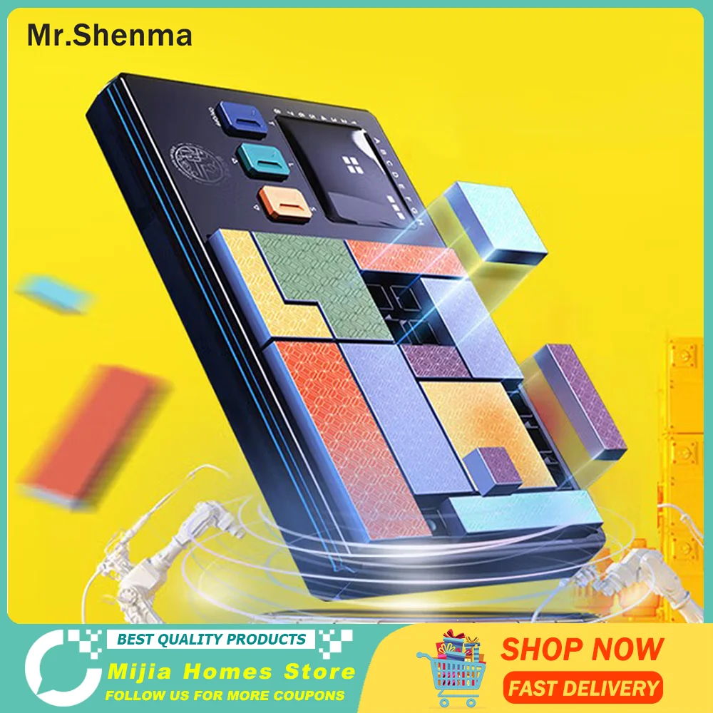 

Новинка г-н шенма интеллектуальная головоломка логическое мышление электронный пазл машина 500 уровней три режима игрушки для детей подарок для детей