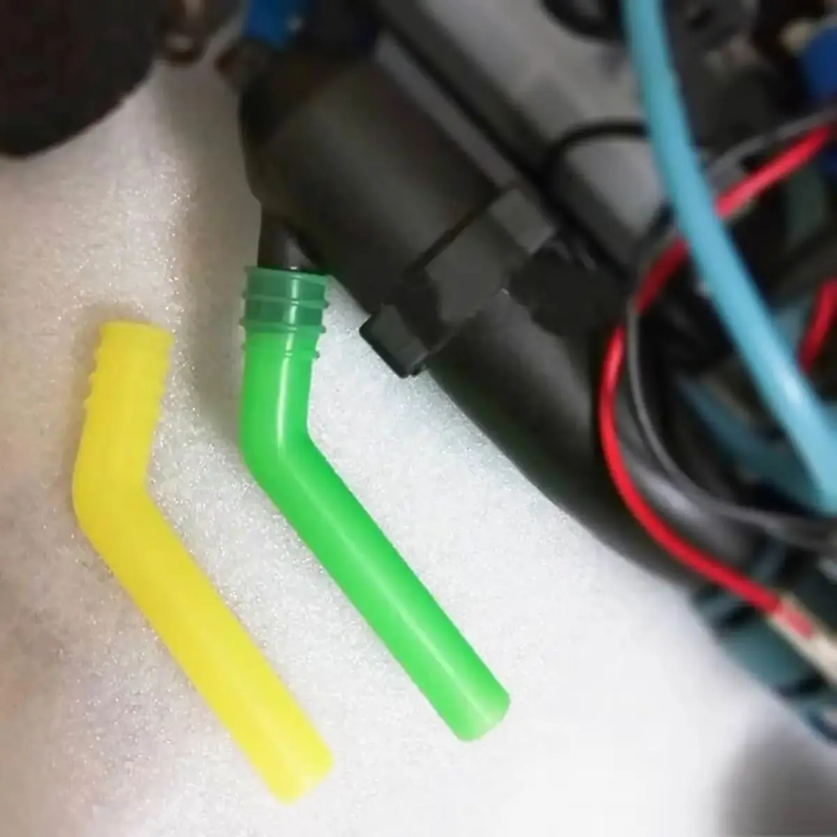 3PC Extension Silicone Tube For HSP traxxas hpi 1/10 1/8 Scale Models Nitro RC Car parts Exhaust Pipe High temperature Turn off