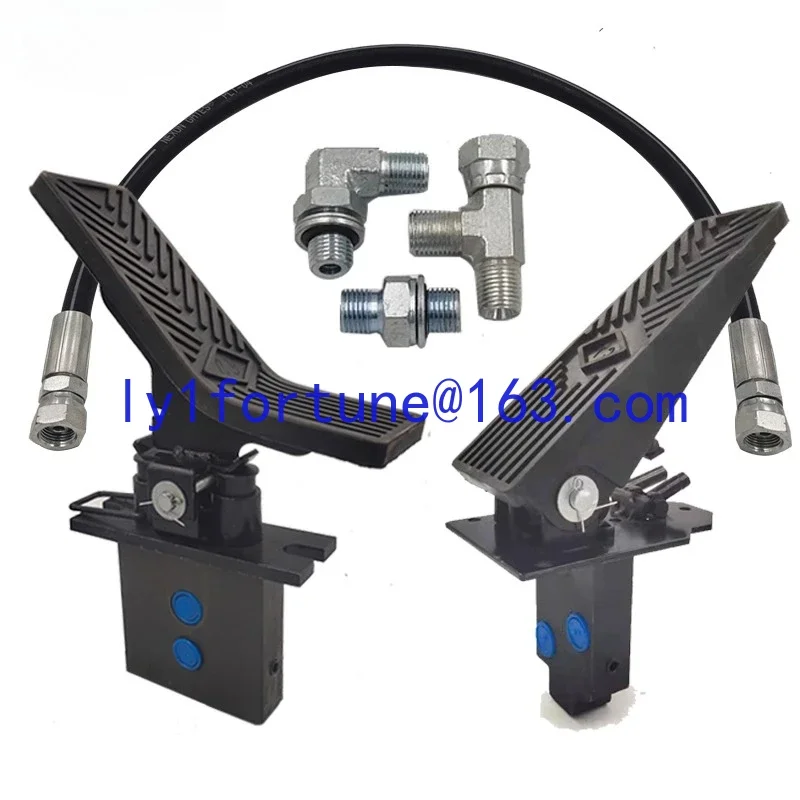 Excavator foot valve breaker one-way two-way foot valve hook machine gun head hydraulic plate foot step switch