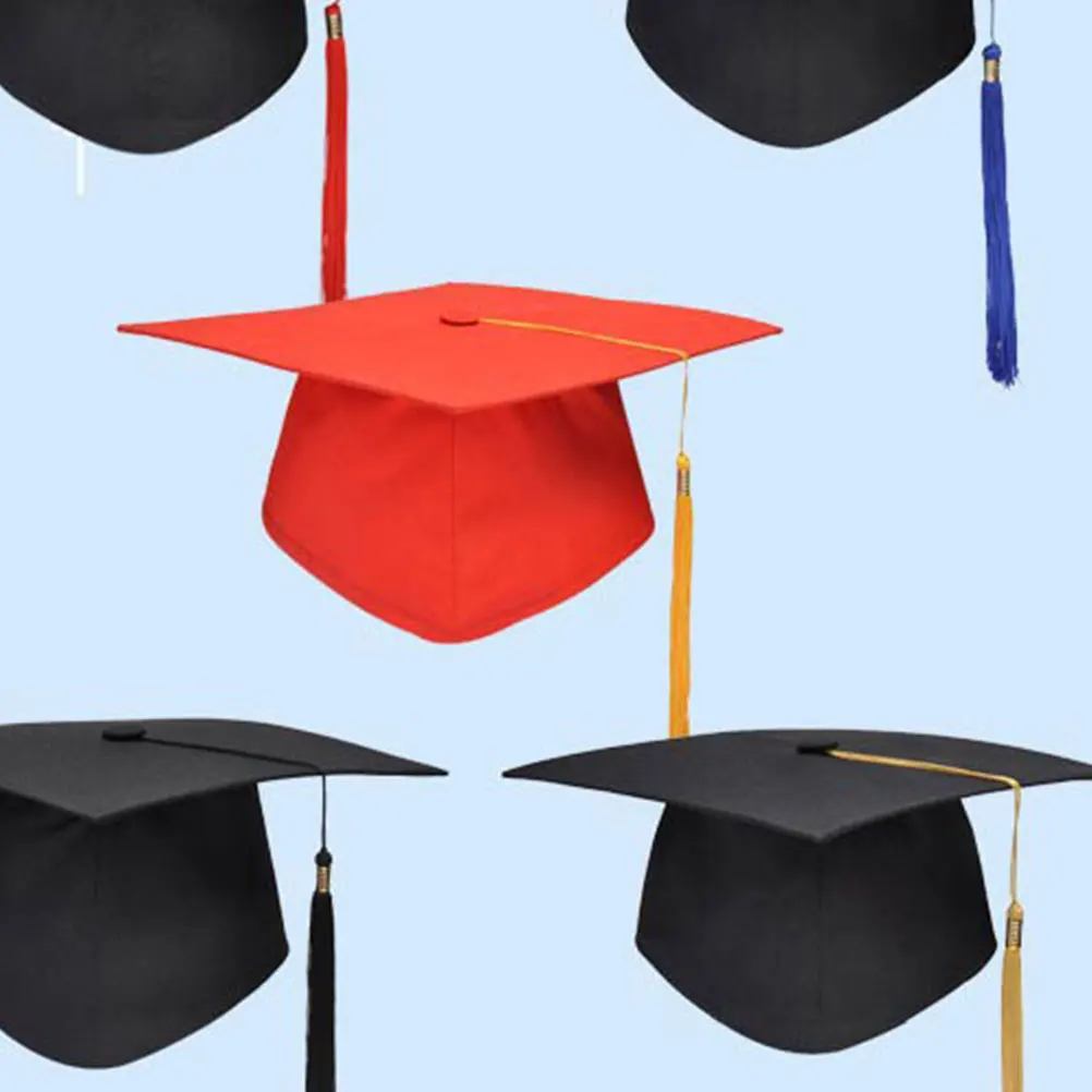 

Doctor's Hat Graduation Decorations Tassels Topper Ceremony Party Supplies with for Students Adult Cap Man