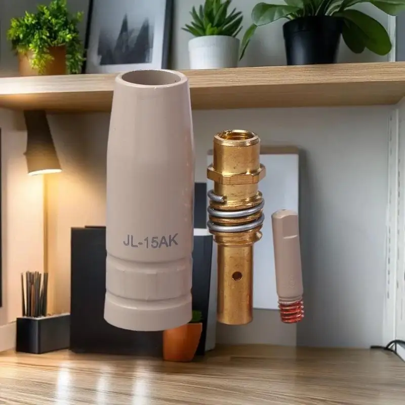 3 قطعة/الحزمة ، MB-15Ak Mig طلاء جديد السيراميك غير عصا لحام الخبث موصل واقية فوهة الأوروبية محمية الملحقات #2