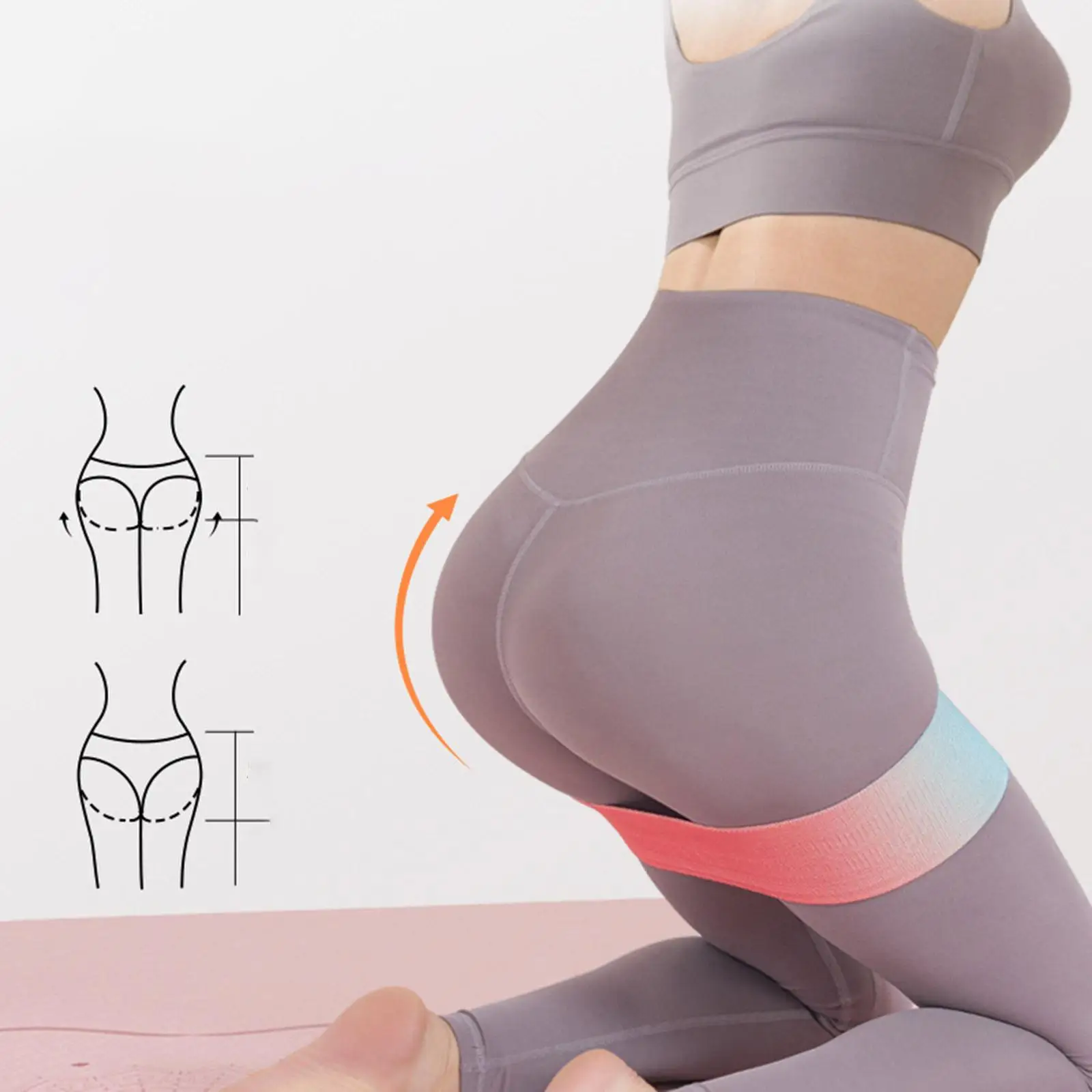 Hip Resistance Band Exercise Bands Stretching Band Training Assisted Band Booty