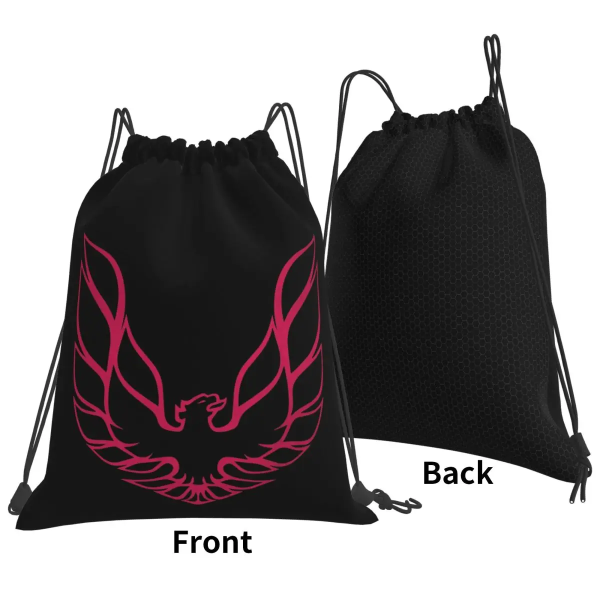 Trans Am Firebird Bandit Golden Backpacks Casual Drawstring Bundle Pocket Storage Bag Book Bags for Travel Students